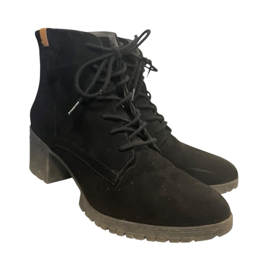 Dr. Scholl's | Women's Laurence Lace‎ Up Booties Black 8.5 - Picture 4 of 14